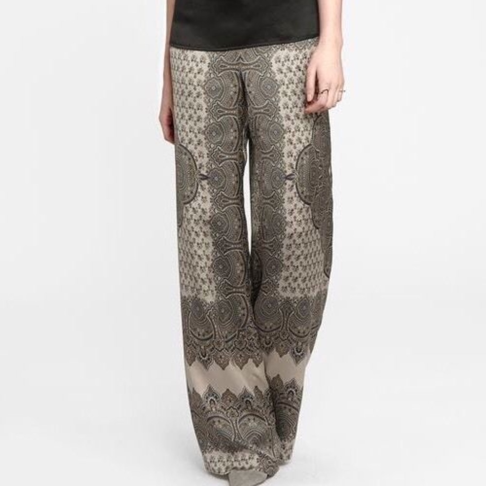 W by Worth Wide Leg Silky Palazzo Pant